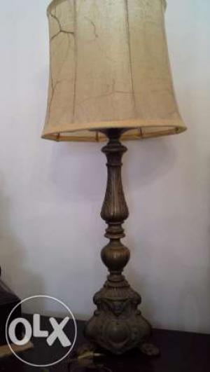 lampa bronz cu abajur