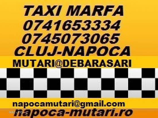 taxi marfa, mutari mobila,  debarasari spatii