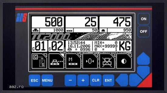 INS TC2000 – sistem de cantarire mobil si inregistrare date pentru stivuitoare