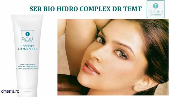 SER FACIAL HIDRO COMPLEX CU DOUA TIPURI DE MOLECULE DE ACID HIALURONIC DR. TEMT