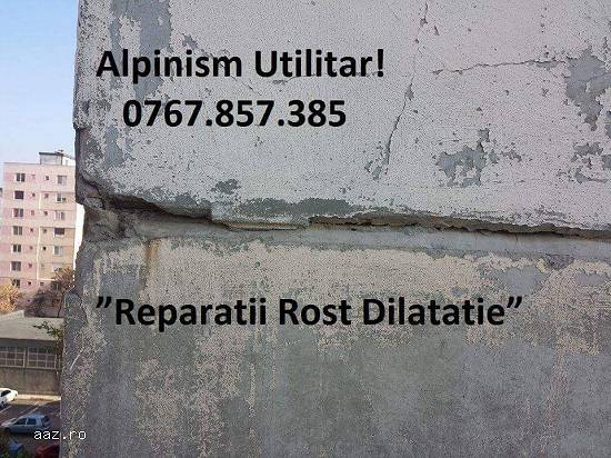 Reparam structura balcoane în sector 6,           cu alpinist utilitar