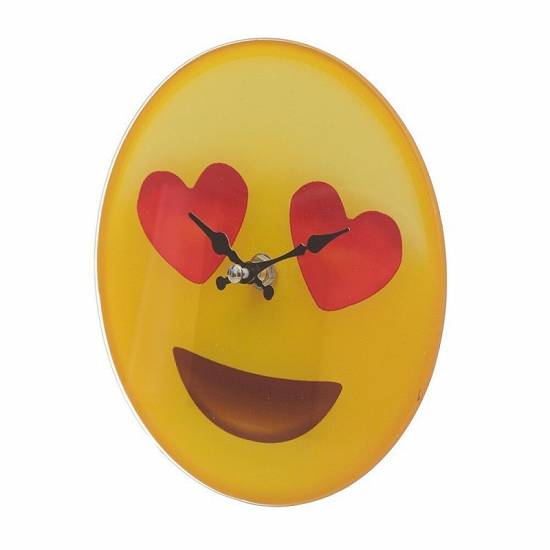 Ceas de perete Emoji Love