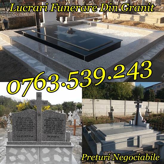 Cavouri Cruci Lucrari Funerare Placari Marmura Granit Ieftine