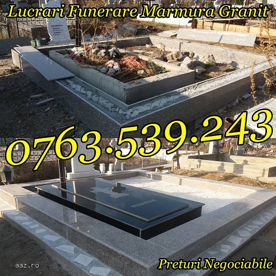 Cavouri Cruci Lucrari Funerare Placari Marmura Granit Ieftine