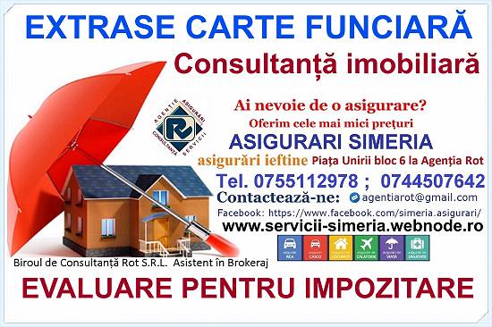 Consultanță imobiliară la Biroul de Consultanță Rot. Vă ajutăm cu asistență pentru întocmi