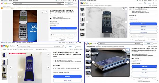 Telefon vechi original foarte rar Motorola Ericsson Panasonic
