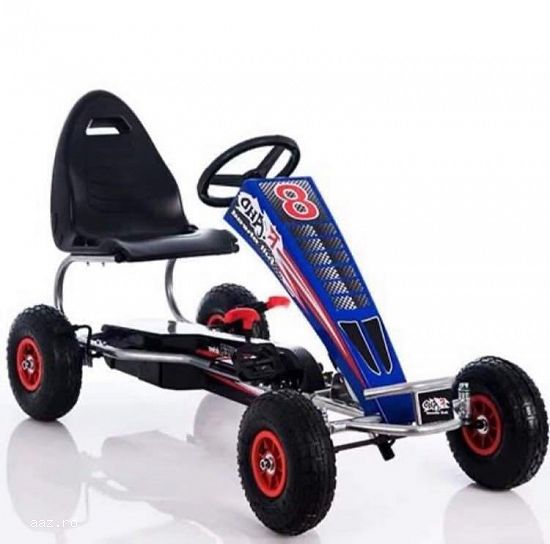 Kart cu pedale,   Kinderauto F8-3,   roti Gonflabile 6 inch