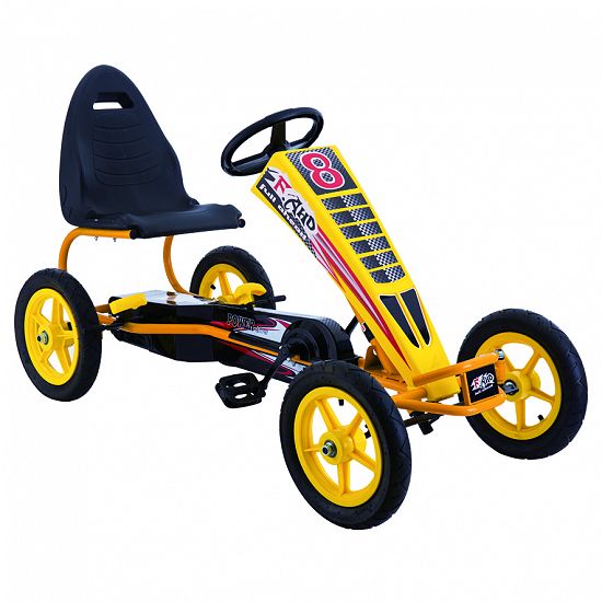 Kart cu pedale,   Kinderauto F8-1,   roti Gonflabile 10 inch