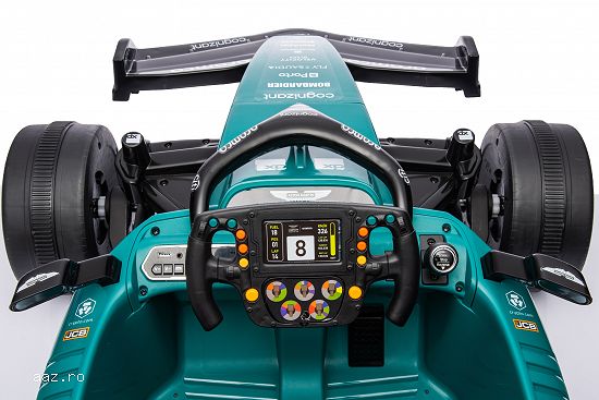 Masinuta electrica pentru copii,    Formula 1 Aston Martin 160W 24V 5Ah