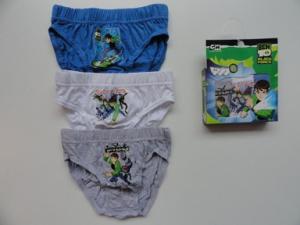 LENJERIE INTIMA BAIETI:SPIDER MAN,  BEN 10,  CARS,  SPONGE BOB