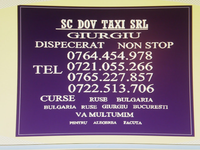 Taxi Giurgiu Bucuresti Aeroport Russe Bulgaria tel.0721055266