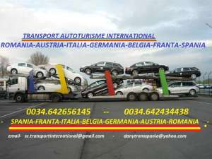 Transport autoturisme spania franta italia romania