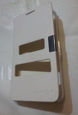 Husa double window flip cover samsung i9100 galaxy s2 alba