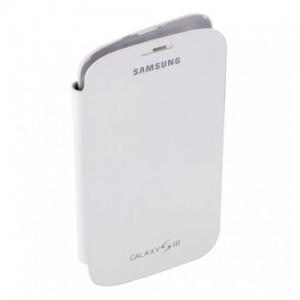 Husa de protectie flip cover samsung i9300 galaxy s3 alba