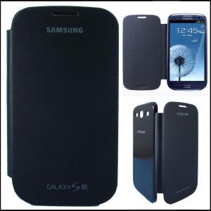 Husa de protectie flip cover samsung i9300 galaxy s3 neagra