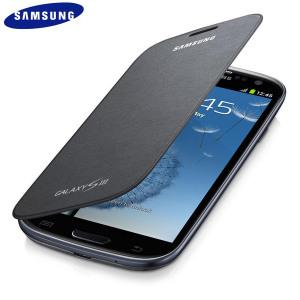 Husa de protectie flip cover samsung i9300 galaxy s3 neagra