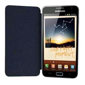 Husa Flip Cover Samsung Galaxy Note N7000 Neagra