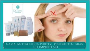 TRATAMENT ANTIACNEIC CORECTOR PENTRU COSURI IMPERFECTIUNI SI PETE PE FATA CT TONER PURITY DR. TEMT